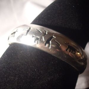 Silver Hinged Bracelet